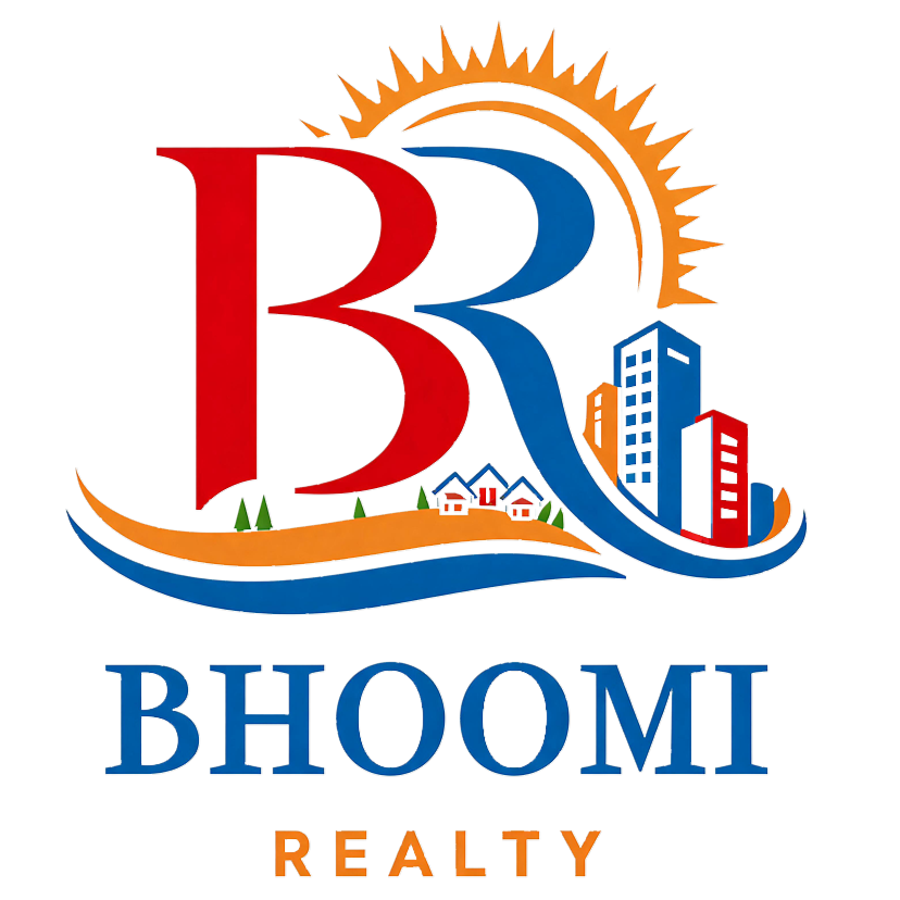 A BR monogram that layers a sunrise over a growing skyline — Real Estate Development case study